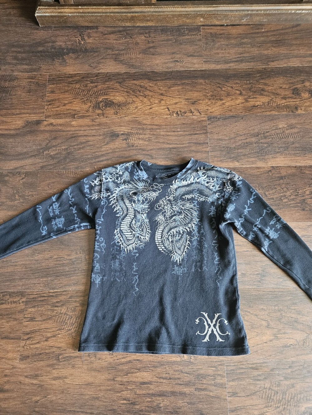 Xtreme Couture Y2K Long Sleeve Thermal Shirt Large